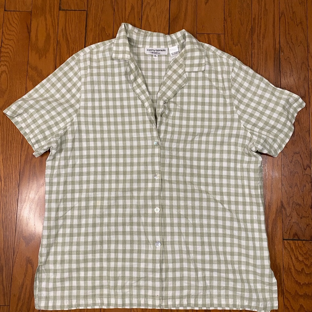 Green Checkered Shirt